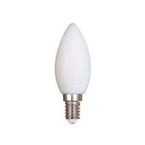 Dimmable E14 LED Bulbs C35 4W Milky - LUXRAY LIGHTING