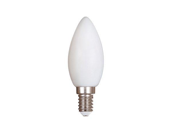 Dimmable E14 LED Bulbs C35 4W Milky - LUXRAY LIGHTING