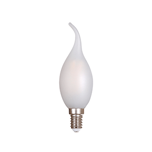 Dimmable E14 LED Bulbs C35 4W Tip Flame Matt - LUXRAY LIGHTING