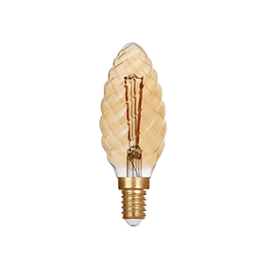 Dimmable E14 LED Bulbs C35 Twisted 4W - LUXRAY LIGHTING