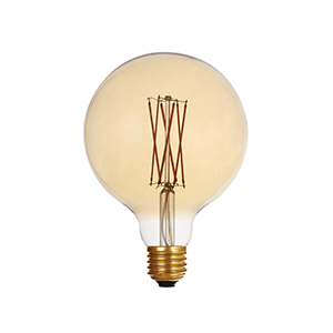 Edison Bulb LED G125 Amber - LUXRAY LIGHTING