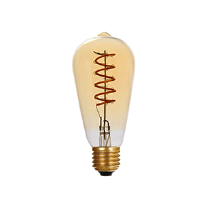 Edison LED Bulb Dimmable ST64 Amber - LUXRAY LIGHTING