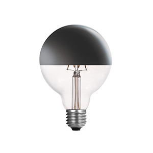 LED Crown Silver Bulb G125 E27 Dimmable - Luxray Lighting