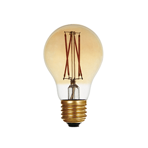 LED Filament Bulb A60 Amber 12W Dim - LUXRAY LIGHTING