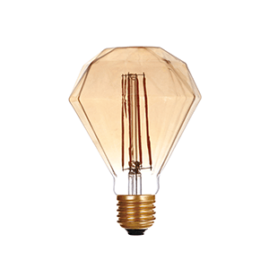 LED G95 Diamond Amber - LUXRAY LIGHTING