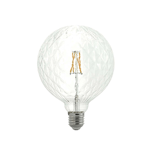 LED G95 Lattice Clear - LUXRAY LIGHTING