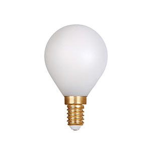 LED Mini Golf Bulb E14 Milky 4W - LUXRAY LIGHTING