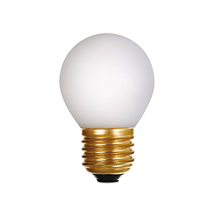 LED Mini Golf Bulb E27 Milky 4W - LUXRAY LIGHTING