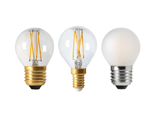 golf-ball-led-filament-bulb-clear-frosted-g45-600×450-luxray Golf-ball LED filament bulb G45 — clear and frosted, E27 and E14