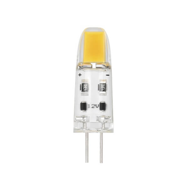 led-g4-cob-bulb-12v-1W LED G4 COB Silicone bulb 12V, 1W dimmable