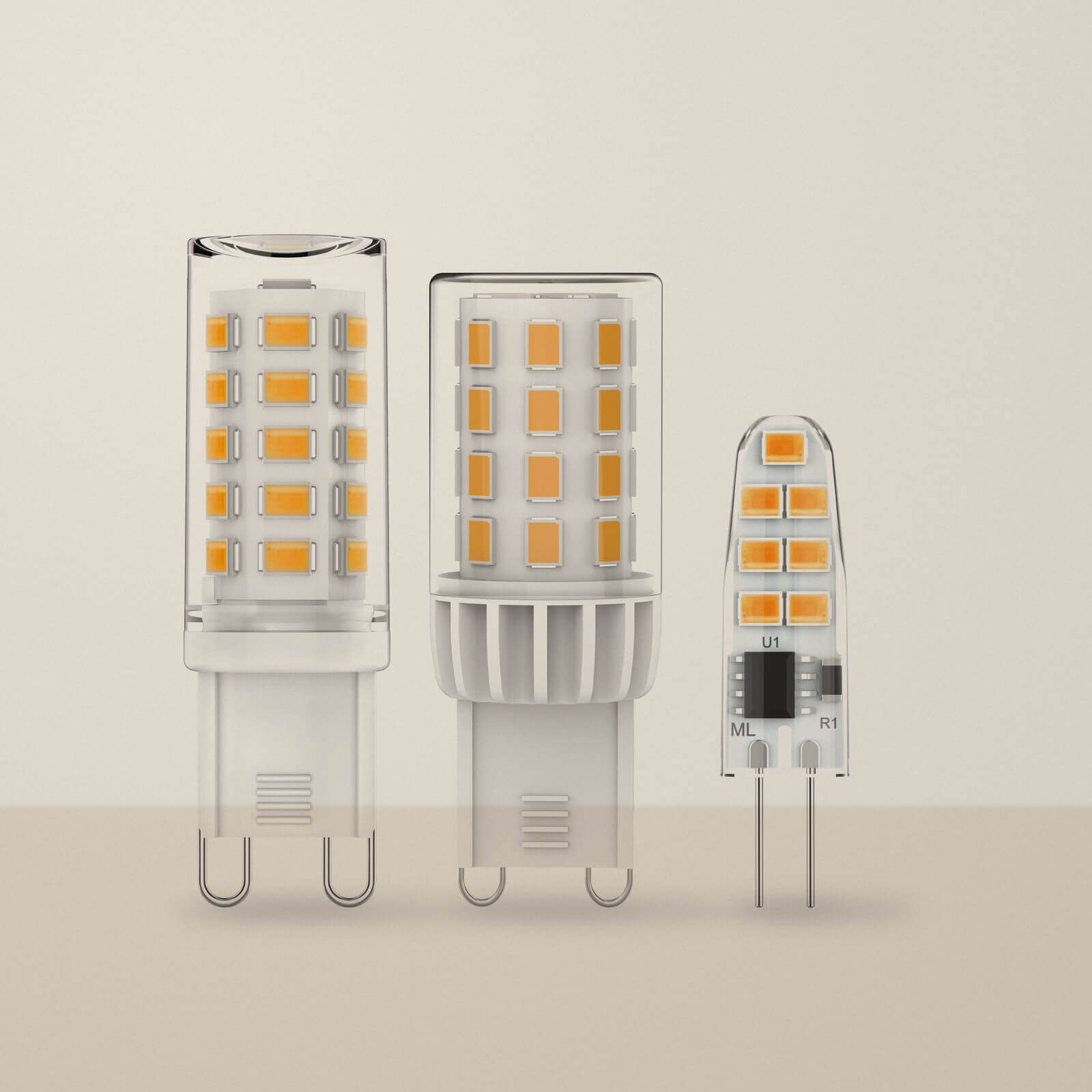 LED G9 and G4 capsule bulbs – 230V G9 and 12V G4 halogen replacement lamps by Luxray Lighting